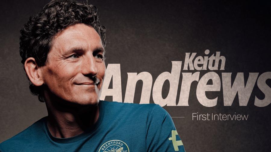 KEITH ANDREWS' first interview as Brentford Head Coach