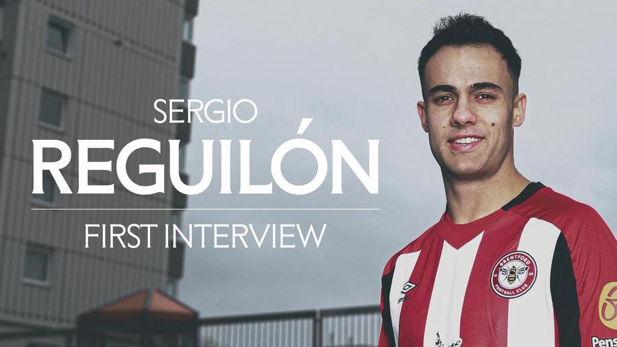 Sergio Reguilón's first chat as a Bee