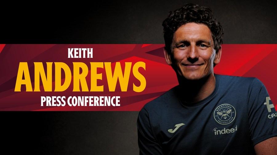 Keith Andrews' first press conference