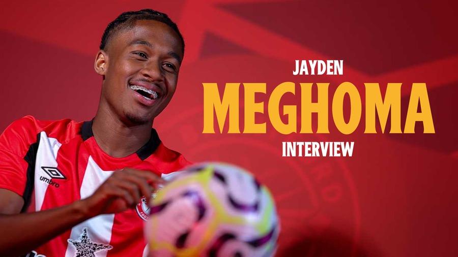 JAYDEN MEGHOMA | FIRST INTERVIEW AS A BRENTFORD PLAYER
